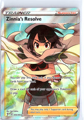Zinnia's Resolve (Full Art) Ultra Rare SWSH07: Evolving Skies 203/203 NM